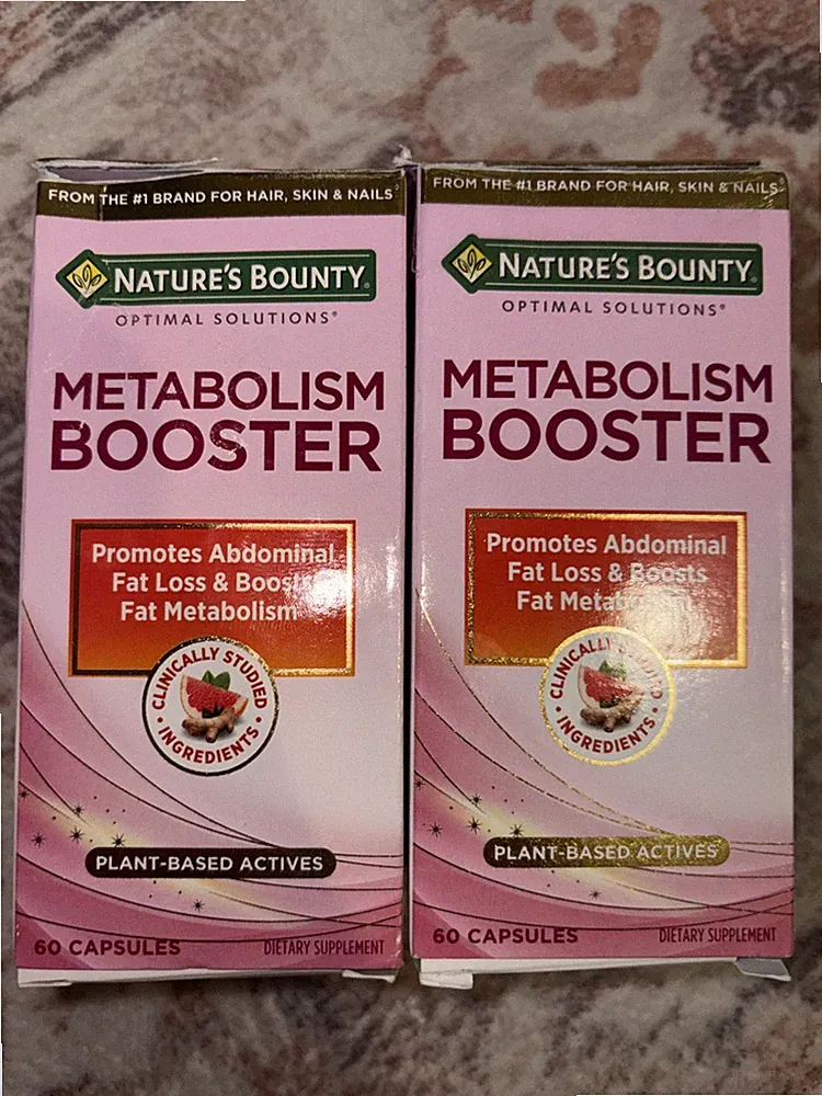 2x Nature’s Bounty Optimal Solutions Metabolism Booster 60 Caps EXP 27 FATS SHIP