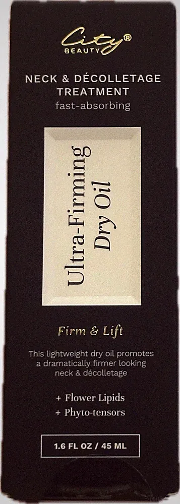 City Beauty Ultra Firming Dry Oil. Fast Absorbing, Firm And Lift Neck & Cleavage