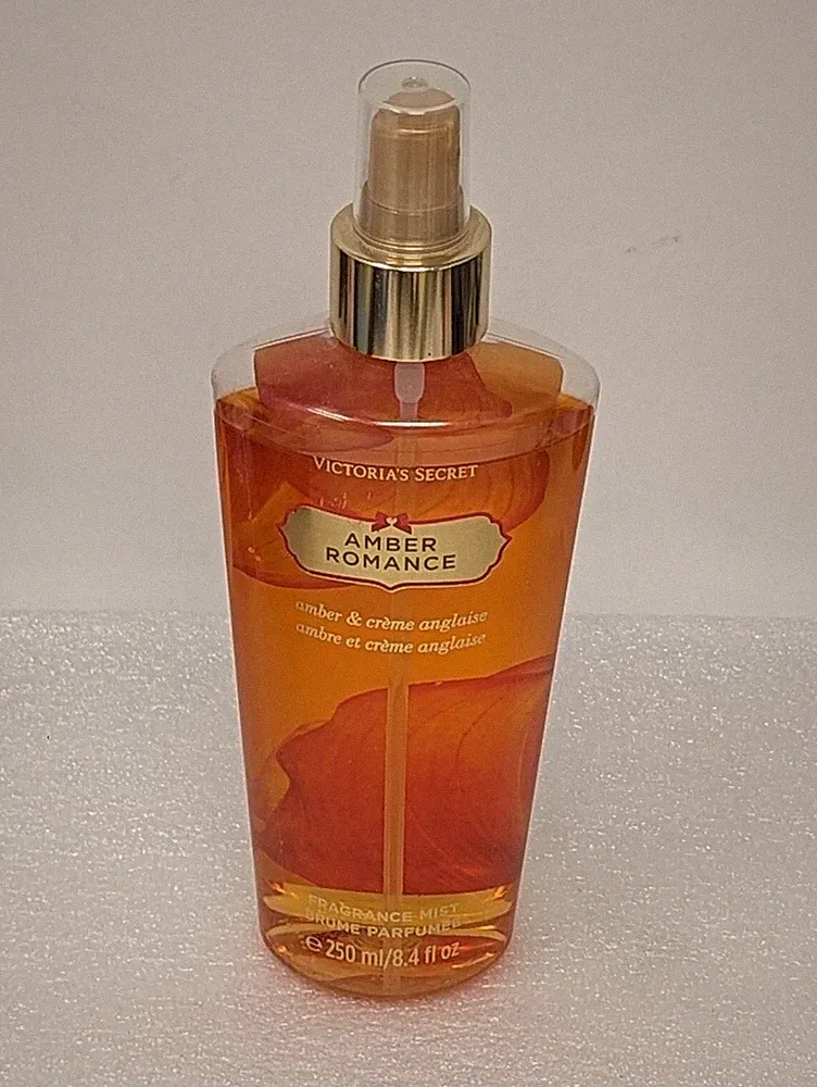Victoria's Secret Amber Romance Body Fragrance Mist Spray 8.4 oz Older Packaging